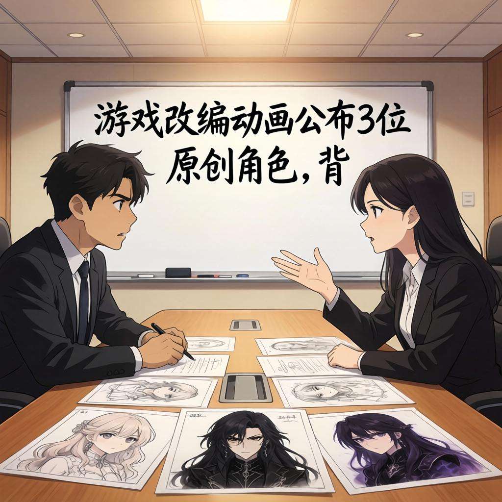 游戏改编动画公布3位原创角色，背后竟隐藏编剧与发行商的创作纠纷