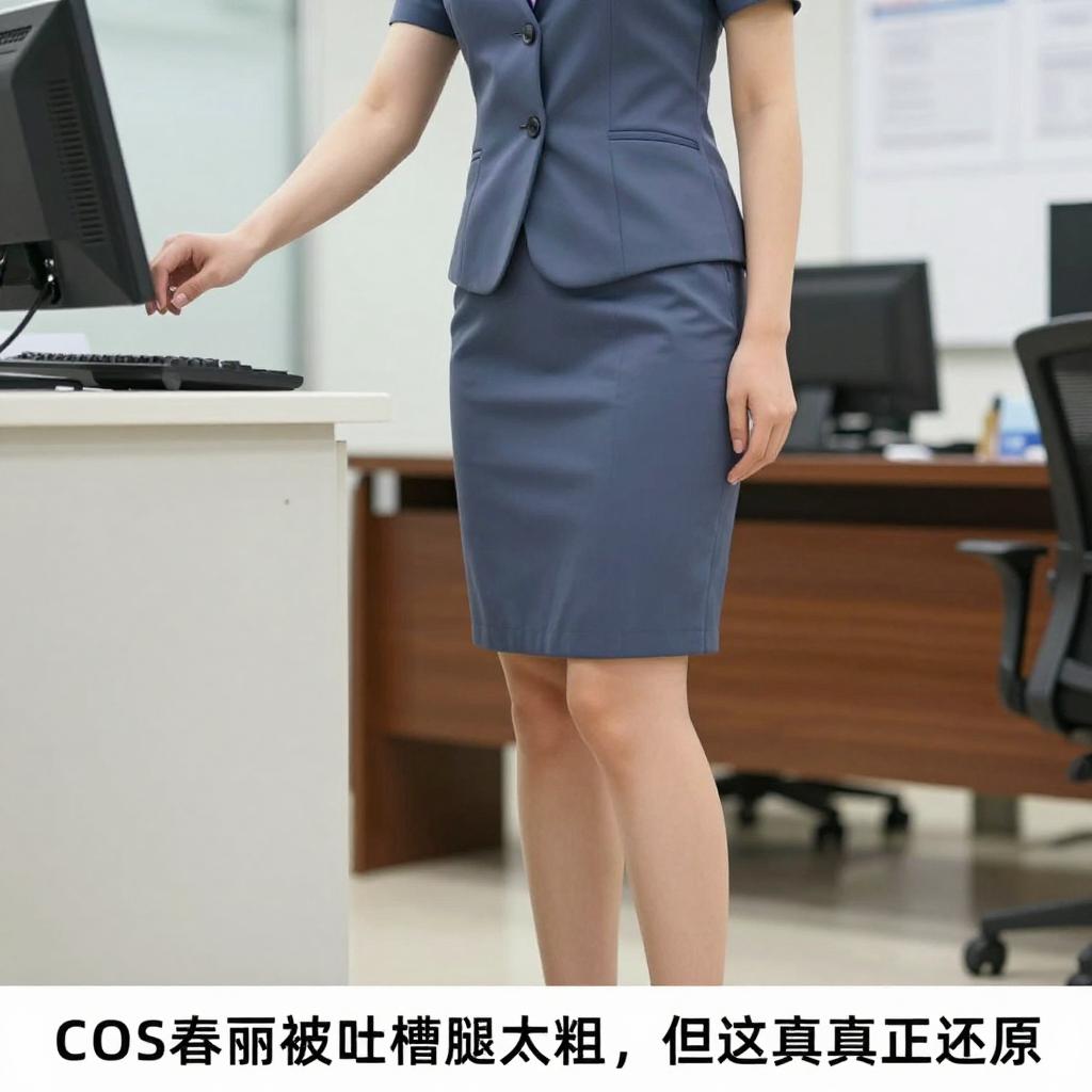 COS春丽竟被吐槽腿太粗，没想到这才是真正的还原第一张图