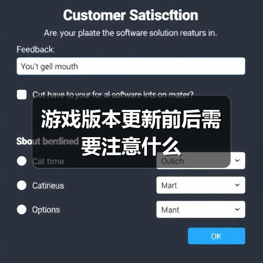 游戏版本更新前后需要注意什么