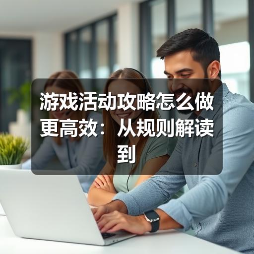 游戏活动攻略怎么做更高效：从规则解读到奖励规划