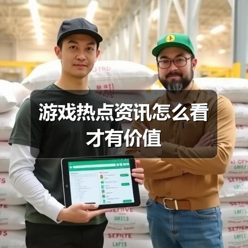 游戏热点资讯怎么看才有价值