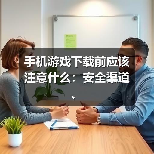 手机游戏下载前应该注意什么：安全渠道、版本判断与避坑建议