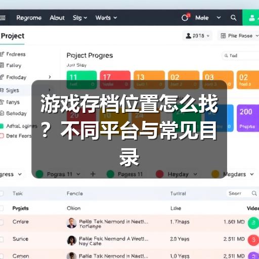游戏存档位置怎么找？不同平台与常见目录整理