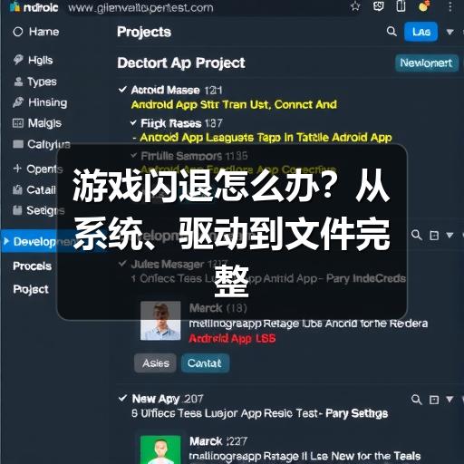 游戏闪退怎么办？从系统、驱动到文件完整性的排查方法