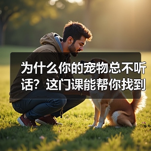 为什么你的宠物总不听话?这门课能帮你找到答案(图4) 为什么你的宠物总不听话?这门课能帮你找到答案(图4)