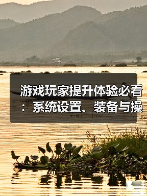 游戏玩家提升体验必看:系统设置、装备与操作技巧指南(图2) 游戏玩家提升体验必看:系统设置、装备与操作技巧指南(图2)